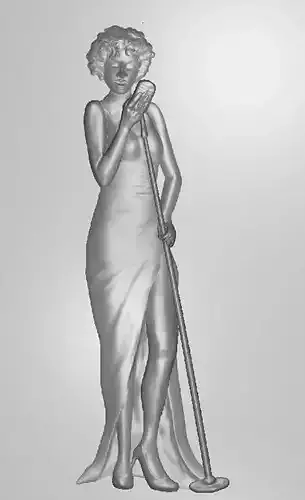 Jazz Singer Free 3D print model