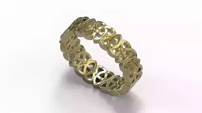 AS-ARGOLLA gold ring with intricate design