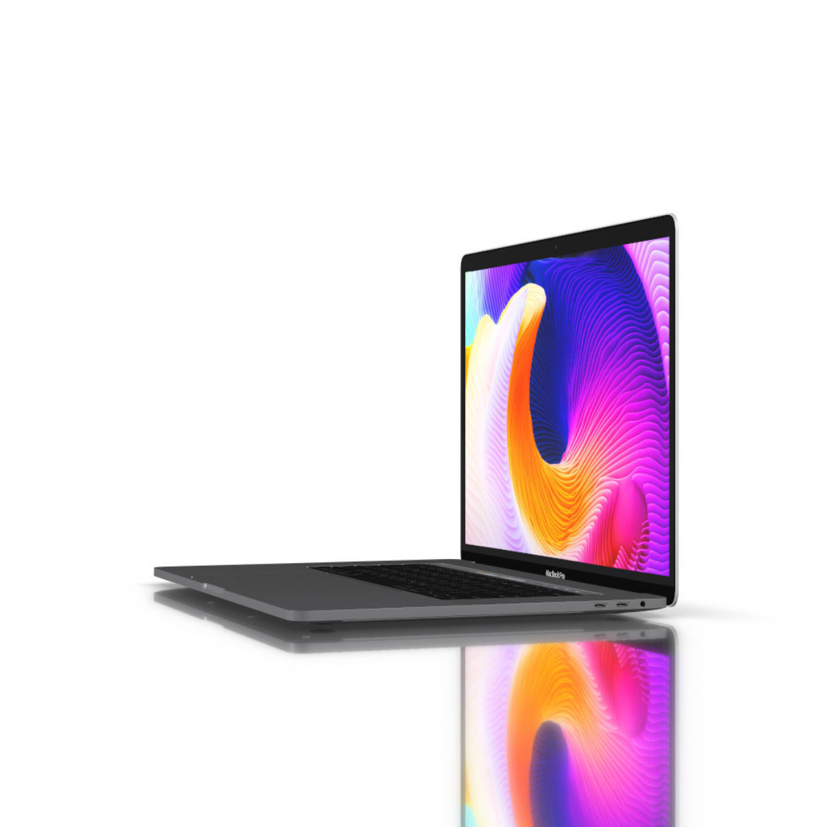 Apple Macbook Pro 15 Inch A1707 for Element 3D 3D model_9