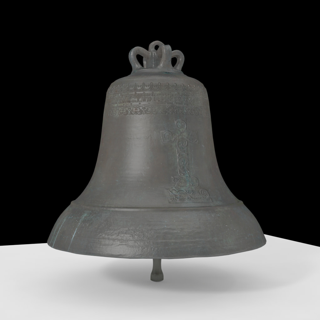 Church bell 3D model_3