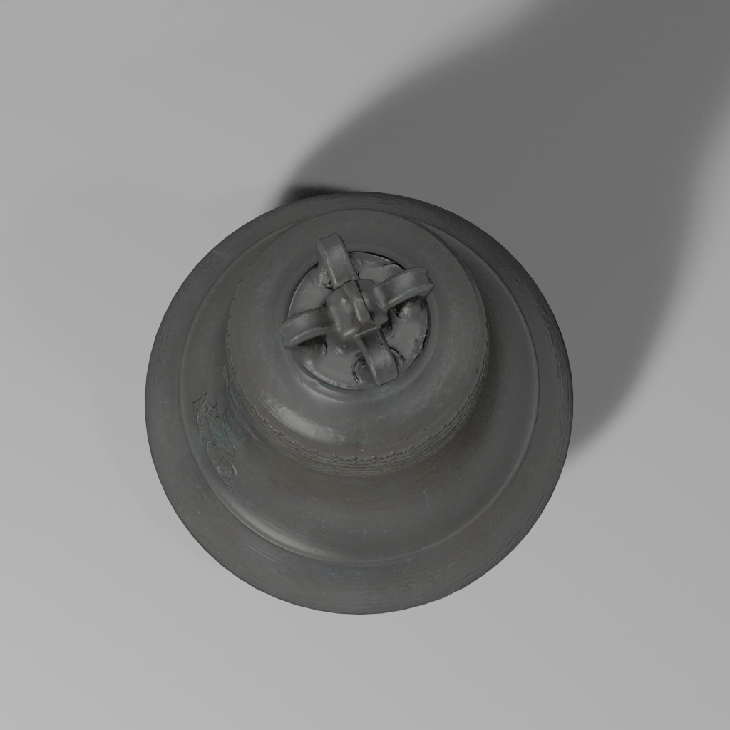 Church bell 3D model_1