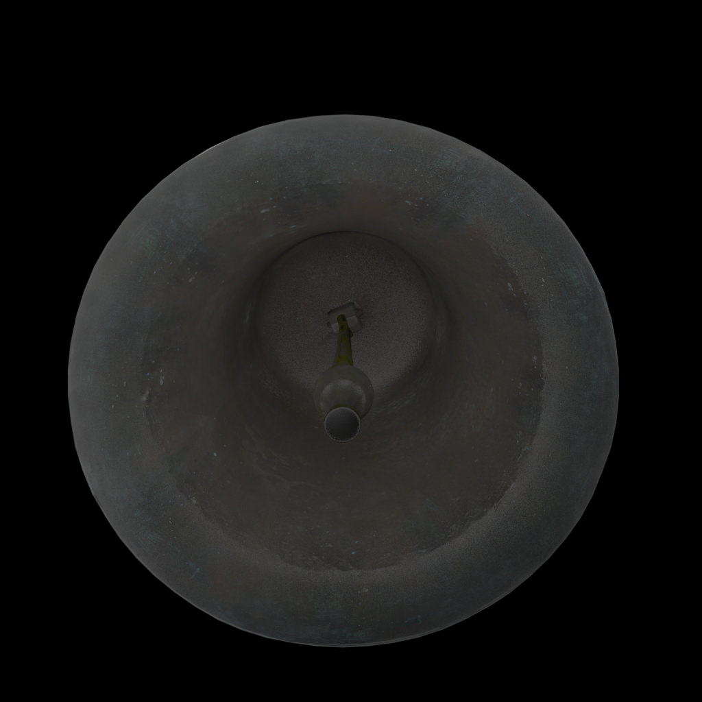 Church bell 3D model_4