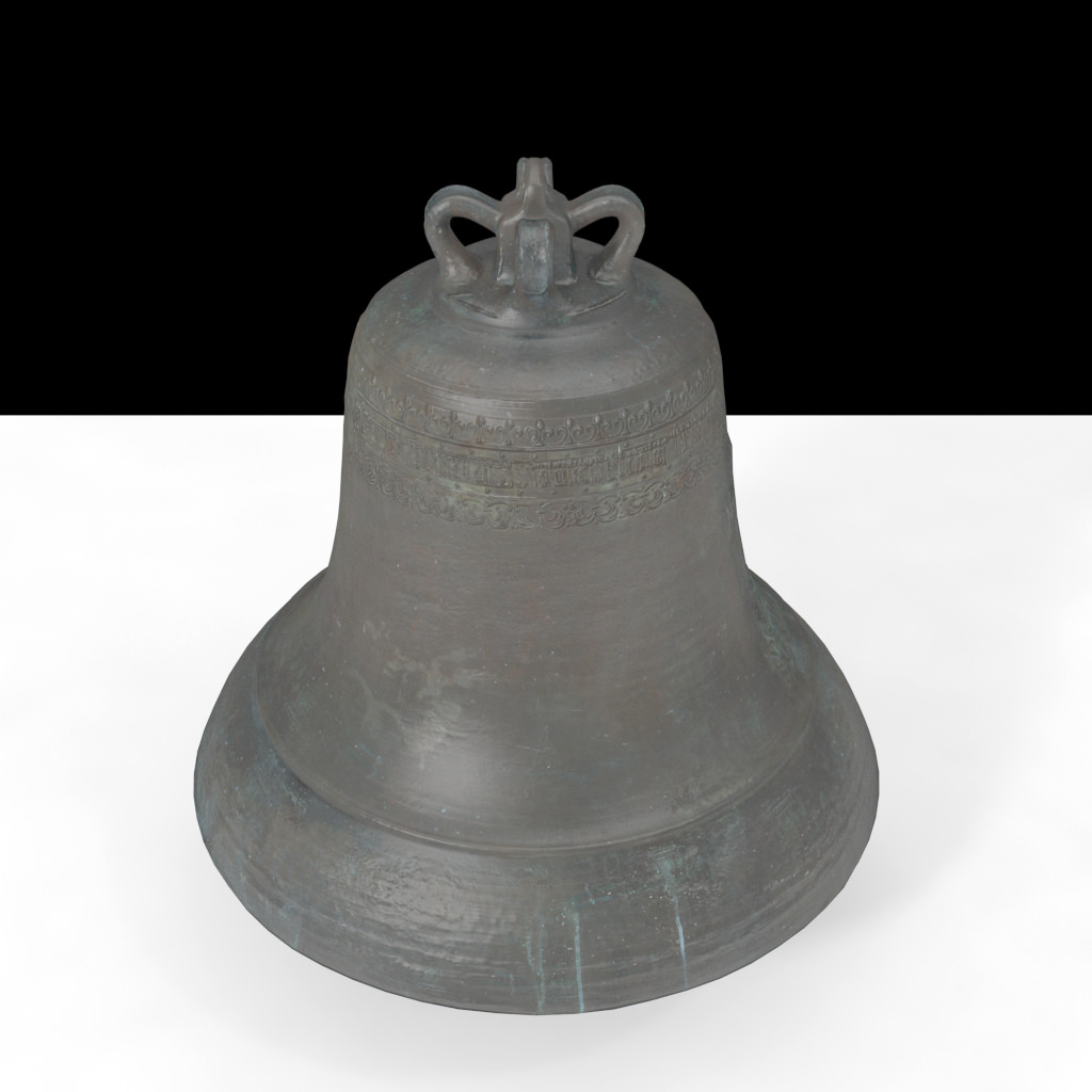 Church bell 3D model_2