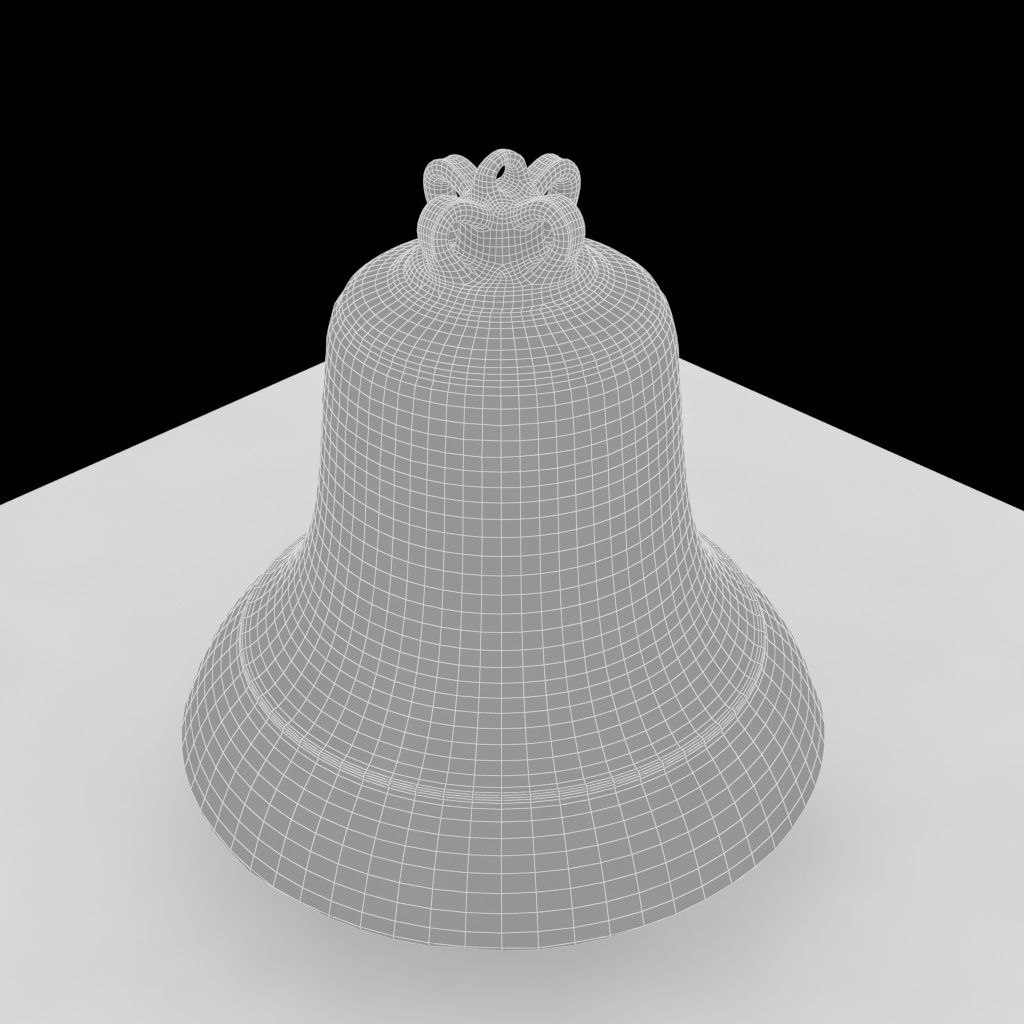 Church bell 3D model_5