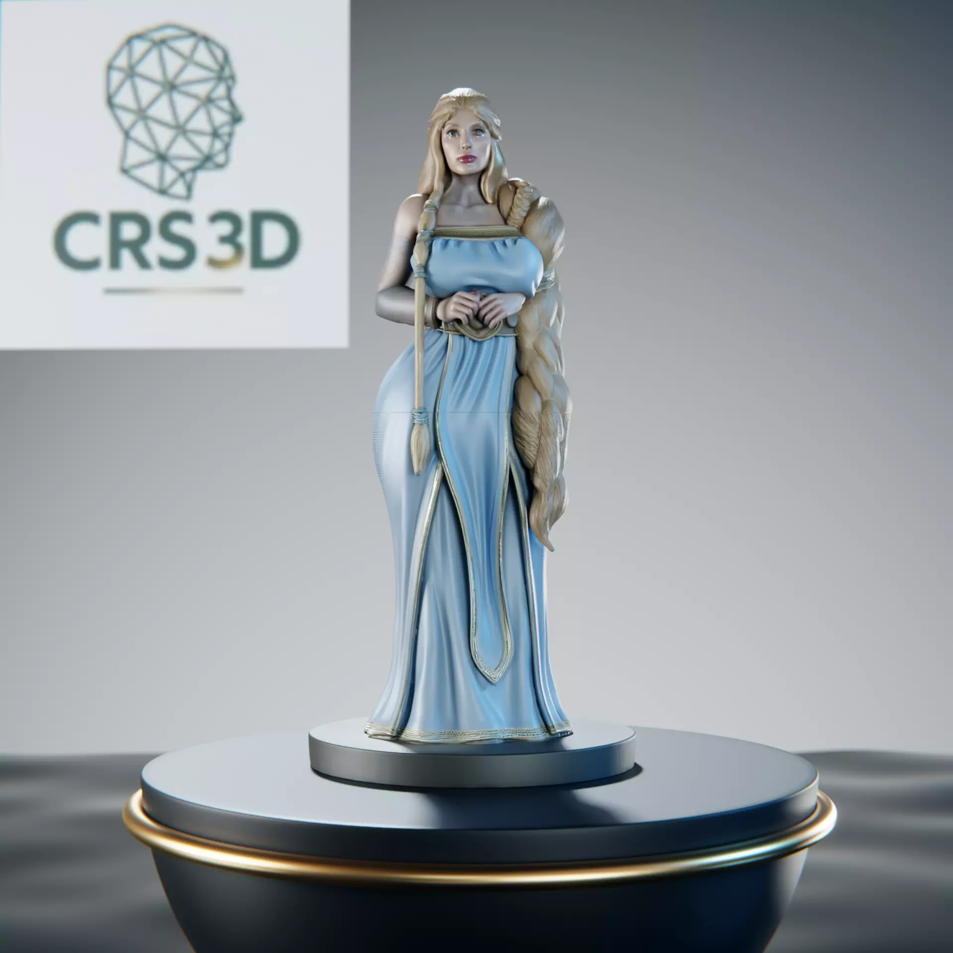 Sif God of War Ragnarok Asgardian Goddess 3D model 3D printable