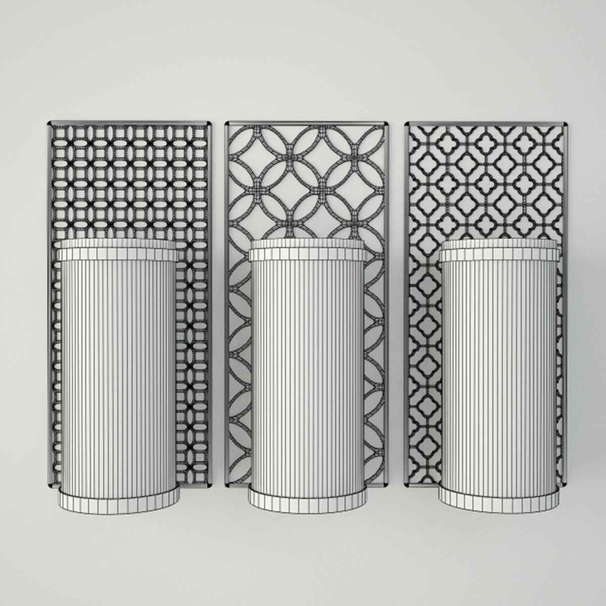 Heart of Lisbon Wall Sconce Set 3D model_2