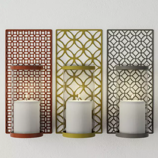 Heart of Lisbon Wall Sconce Set 3D model_0