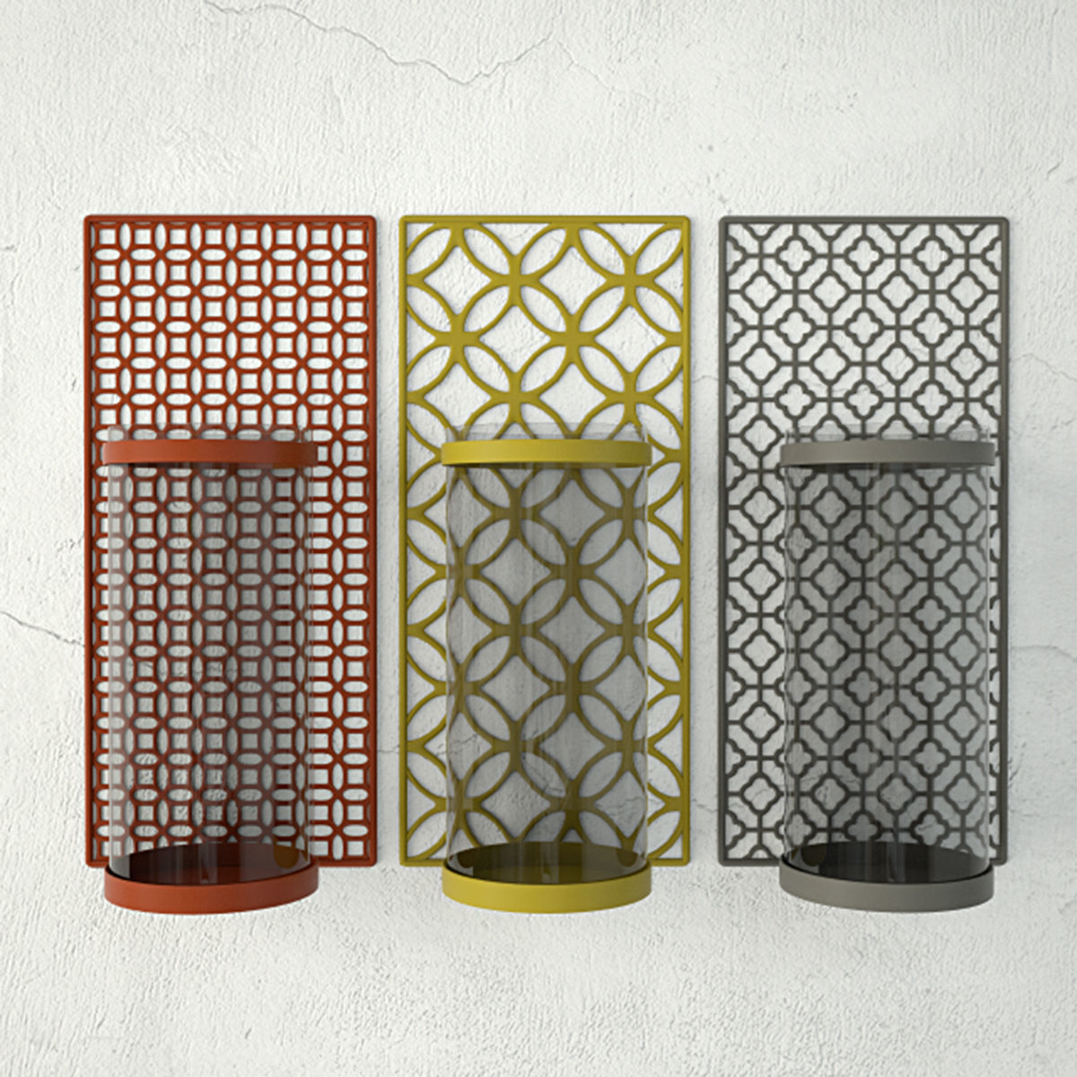 Heart of Lisbon Wall Sconce Set 3D model_1