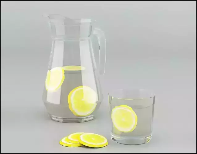 Glass Jug 3D model