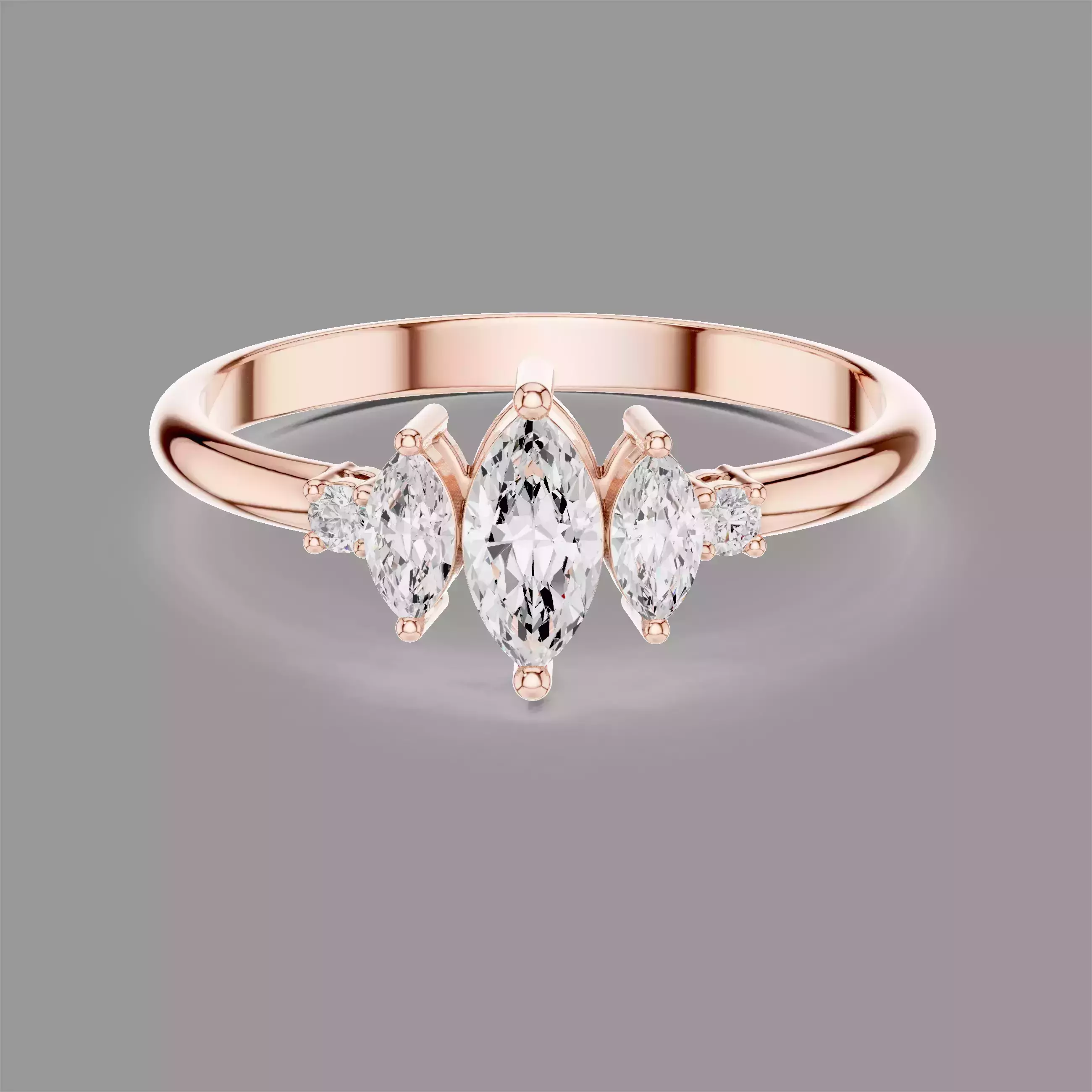 Light Wt Diamond Ring 3D print model