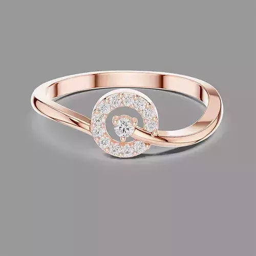 Light Wt Diamond Ring 