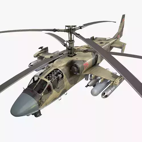 Helicopter Kamov Ka-52 Alligator Camo Static --31--