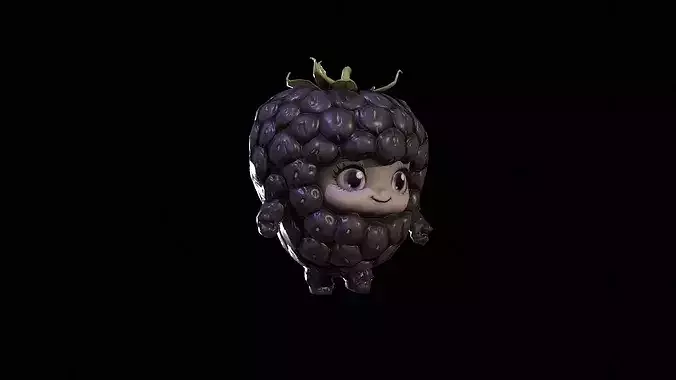 Chibi Fruit  Blackberry