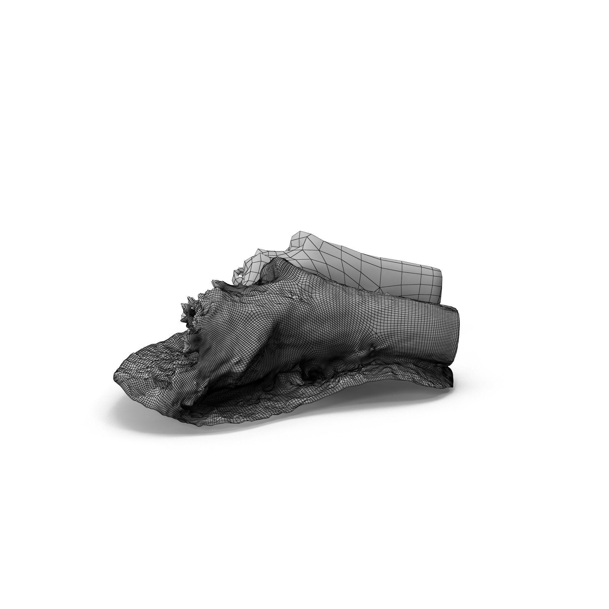 Big Tree Fall - High and Low Polygon Versions Low-poly 3D model_30