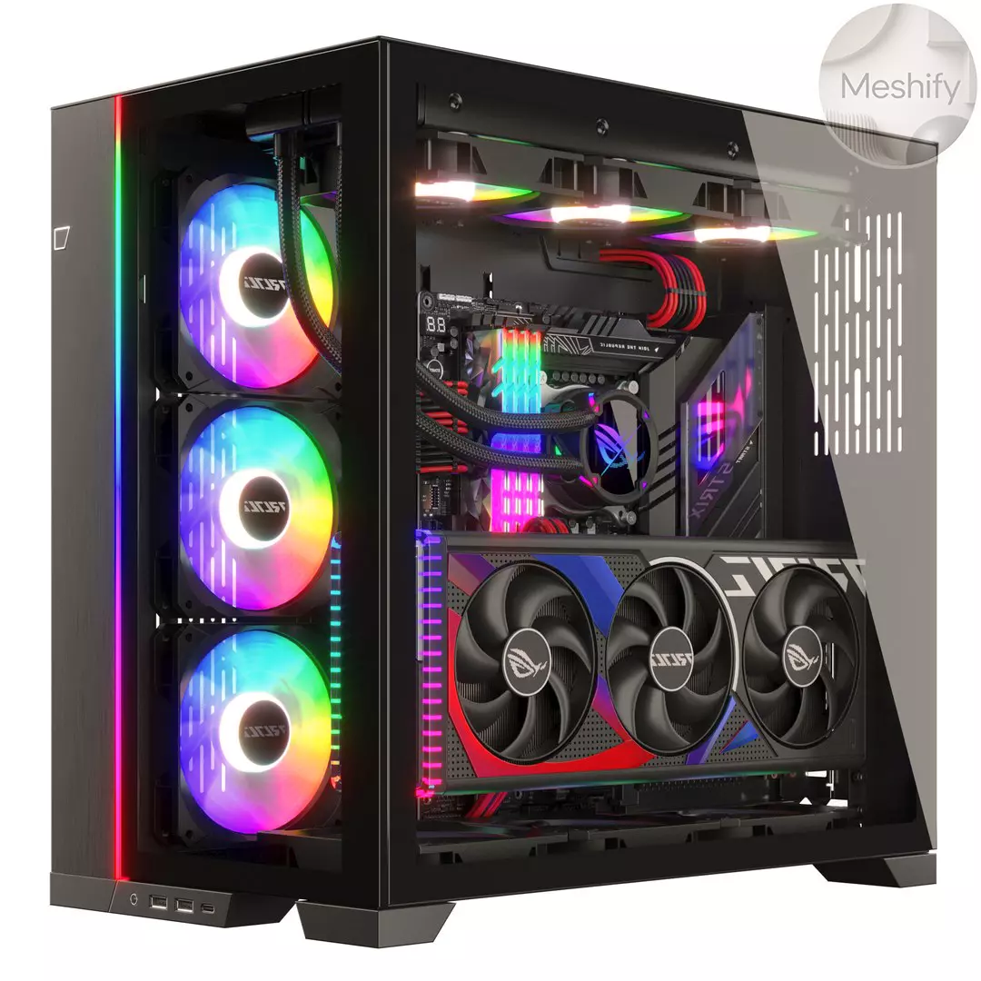 ASUS Gaming PC 1 3D model