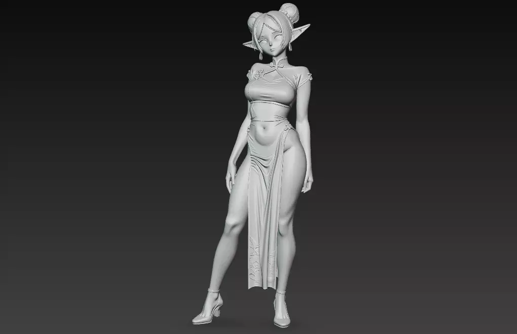 FRIEREN CHINESE STL PRINT 3D print model