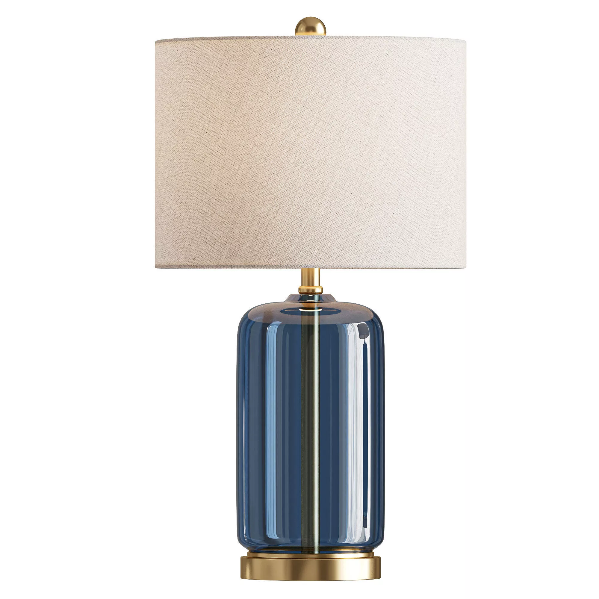 Glass Table Lamp 3D model