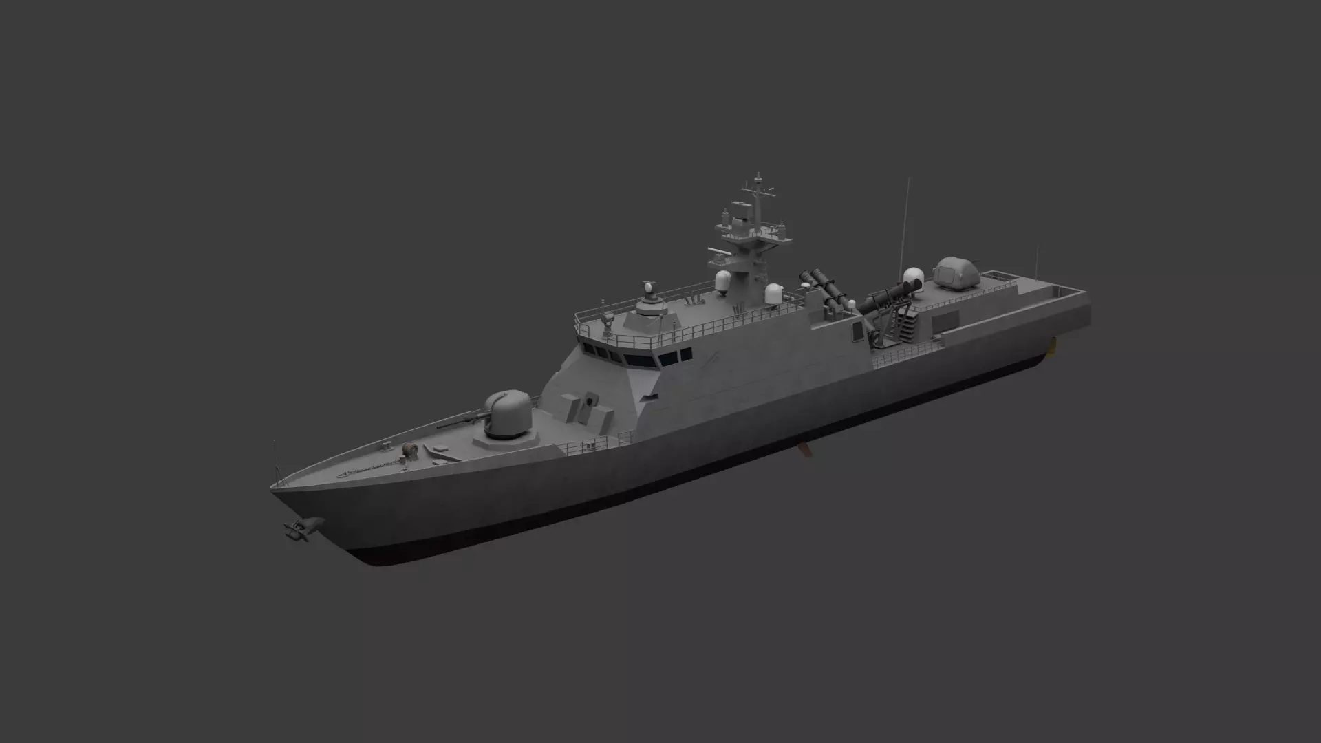 Yoon Youngha-class Patrol Missile Vessel 3D model