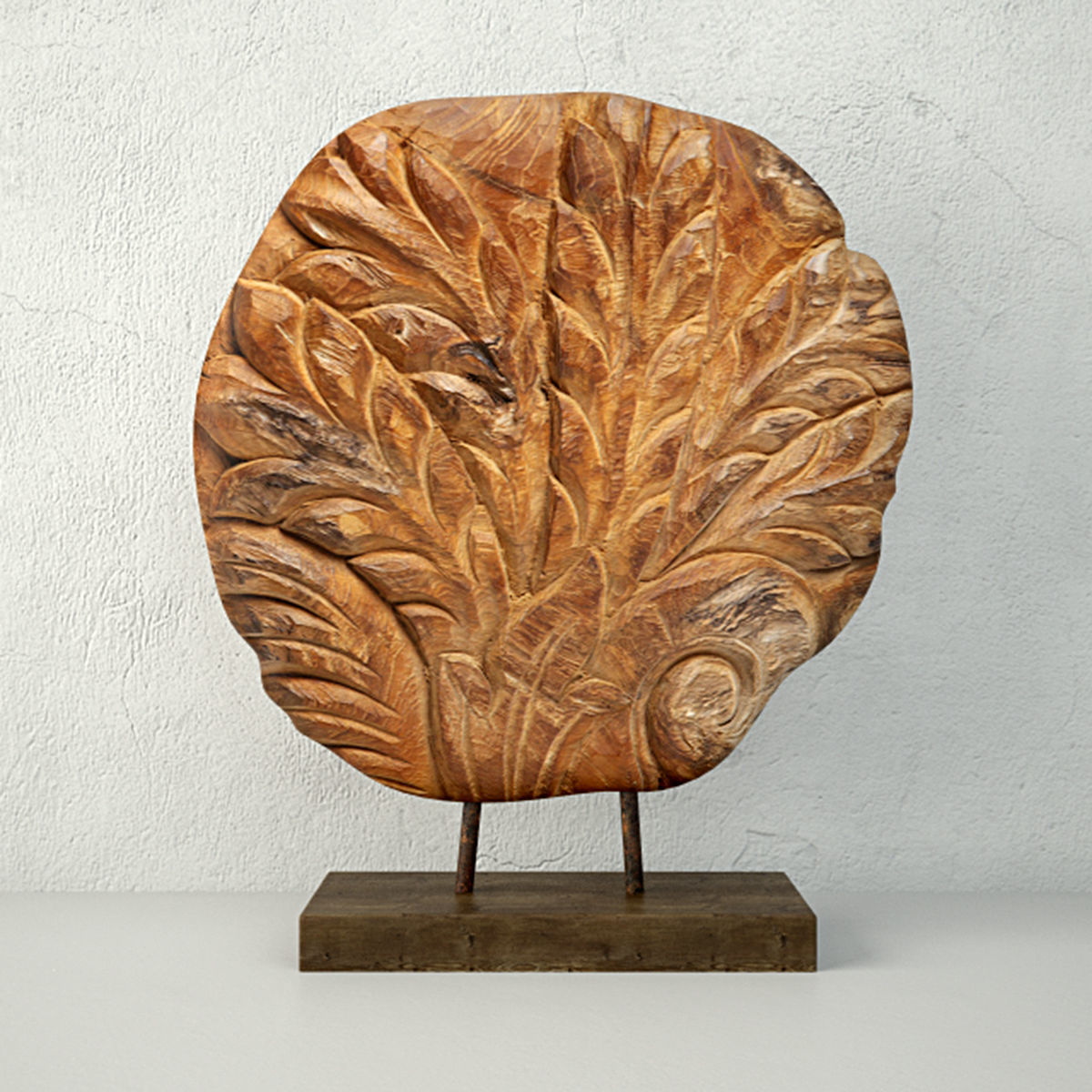 Piece of Wood With a Base by ZARA HOME 3D model_3