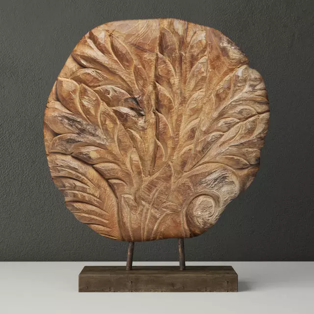 Piece of Wood With a Base by ZARA HOME 3D model_0