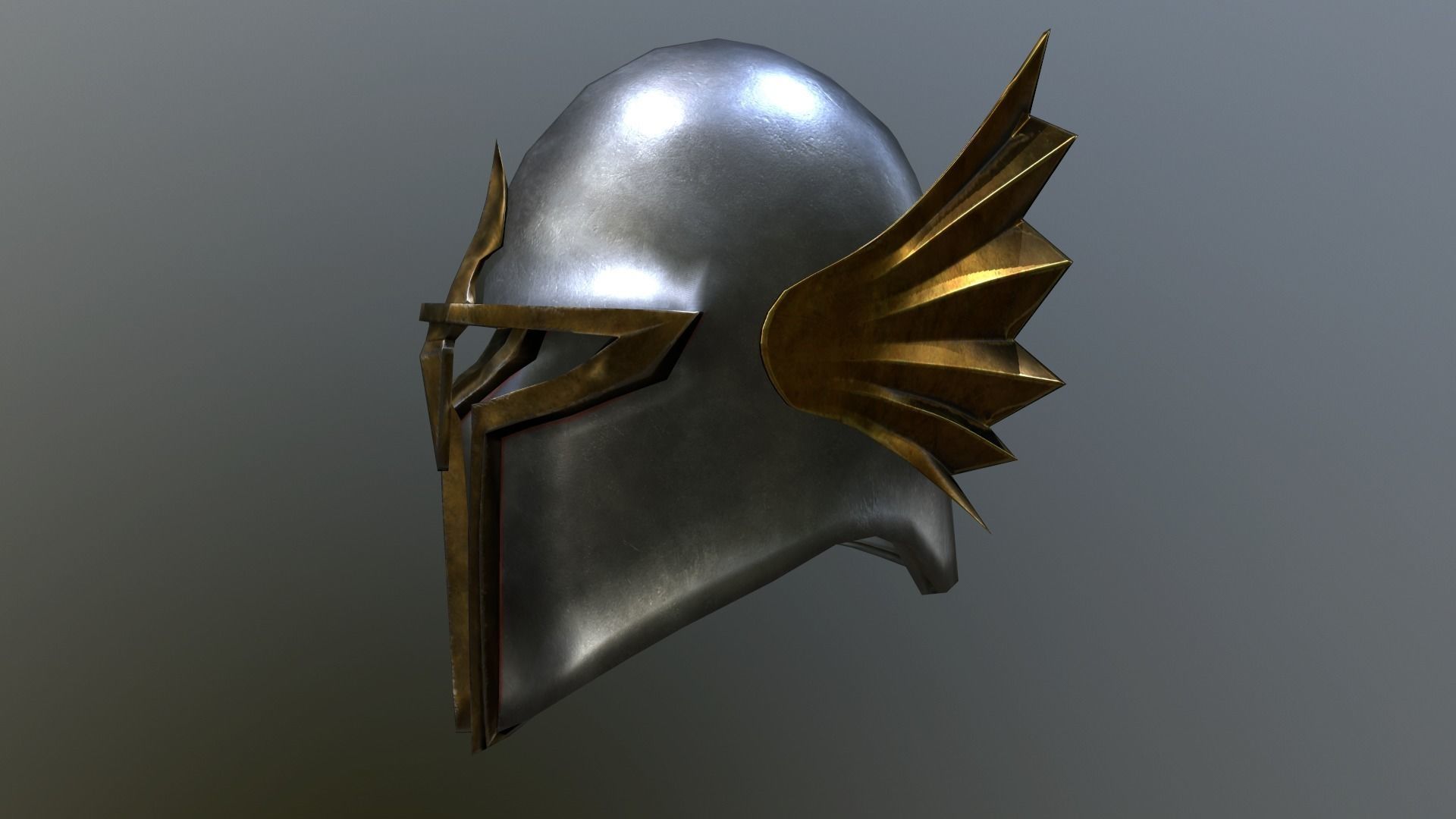 Helms pack Low-poly 3D model_5