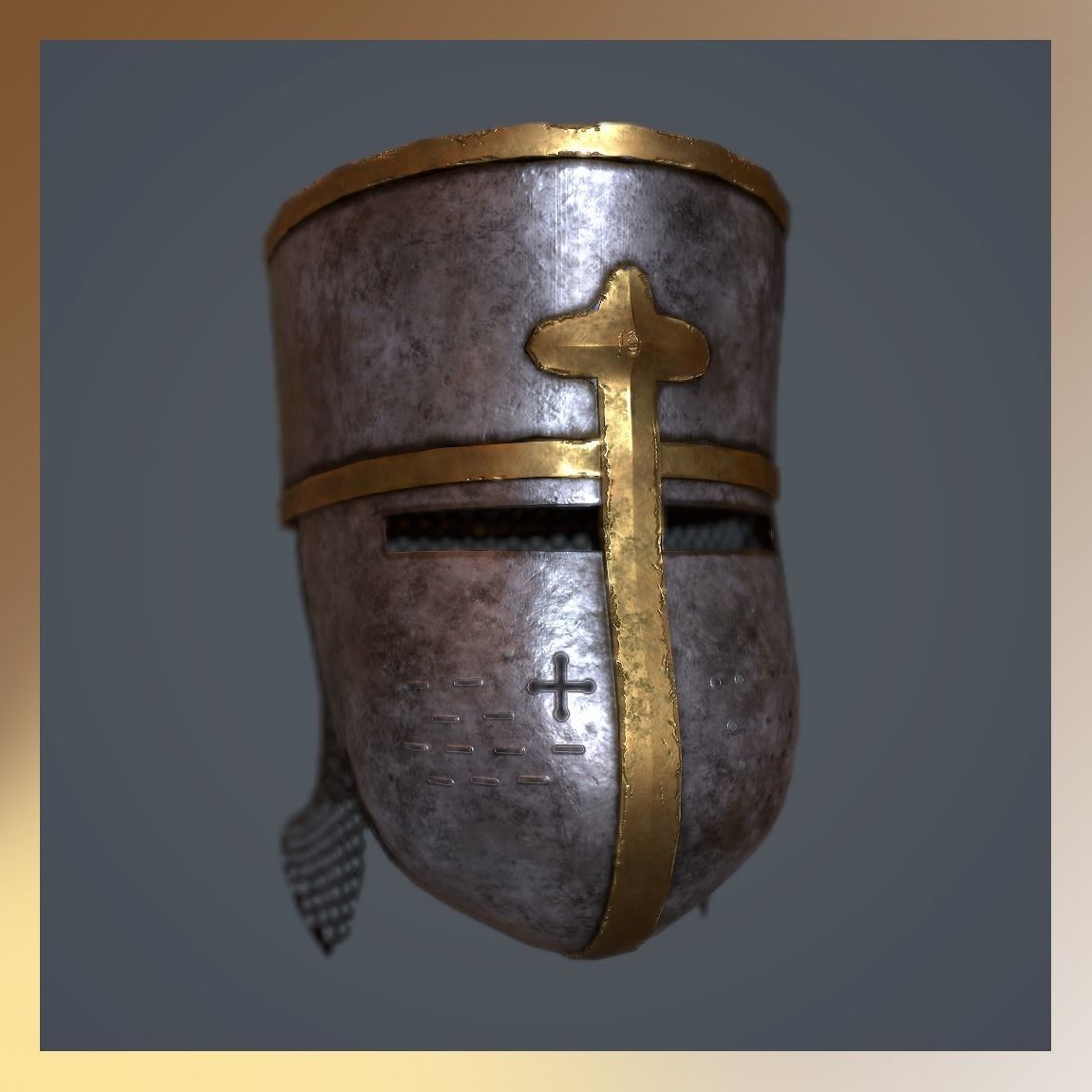 Helms pack Low-poly 3D model_2