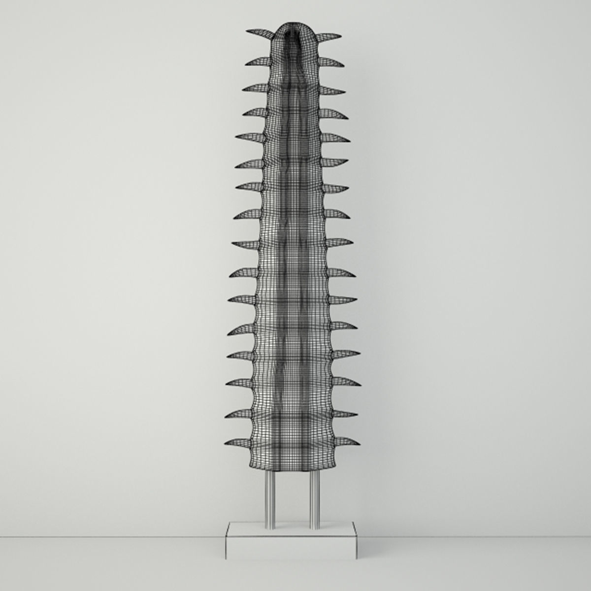 Spine-Shaped Figurine by ZARA HOME 3D model_2