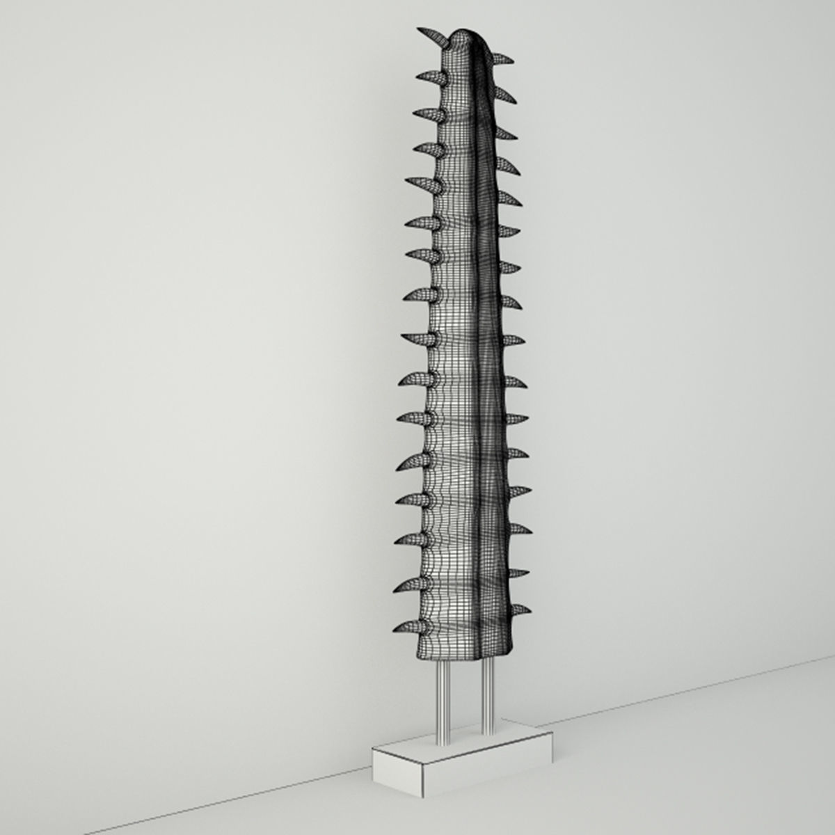 Spine-Shaped Figurine by ZARA HOME 3D model_4