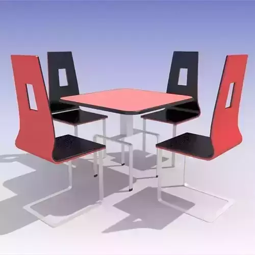 Coffee Table with Chairs 4