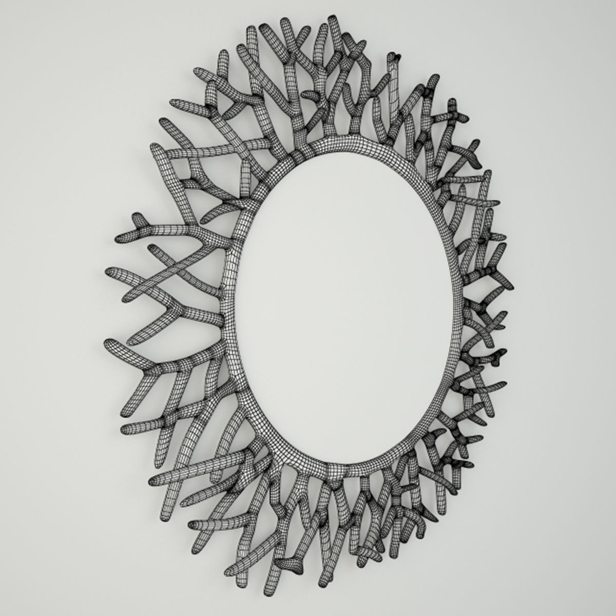 Coral Mirror by ZARA HOME 3D model_4