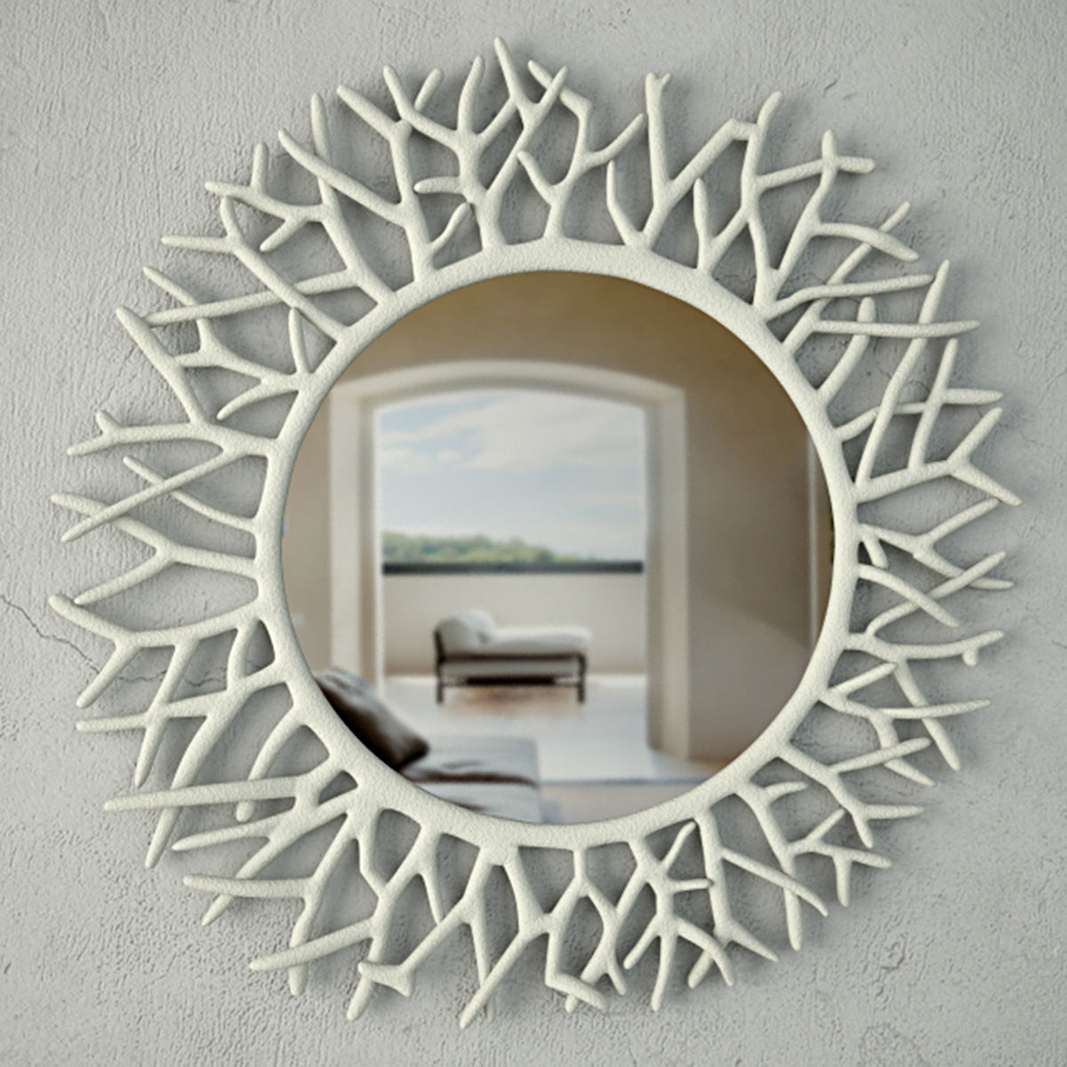 Coral Mirror by ZARA HOME 3D model_1