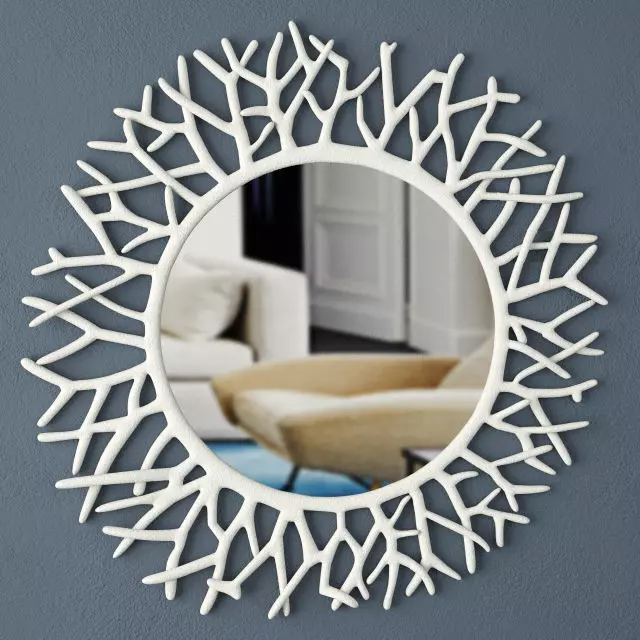 Coral Mirror by ZARA HOME 3D model_0