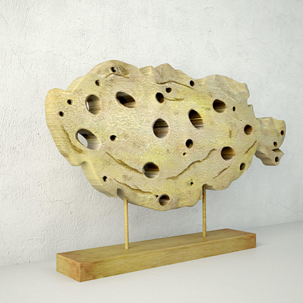 Cutout Fish Decor 3D model_3