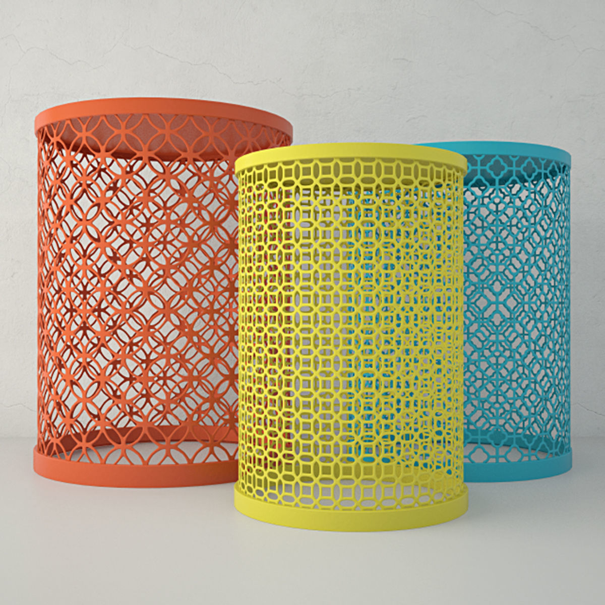 Decorative Table Set 3D model_1