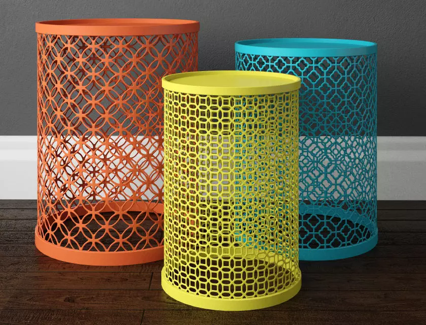 Decorative Table Set 3D model_0