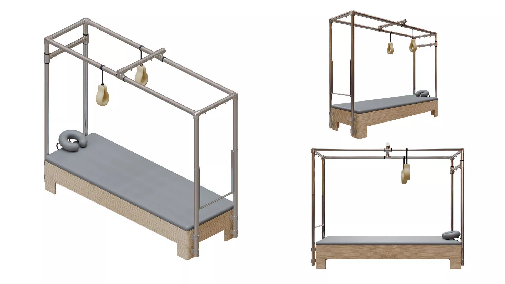 Cadillac Pilates equipment 3D model