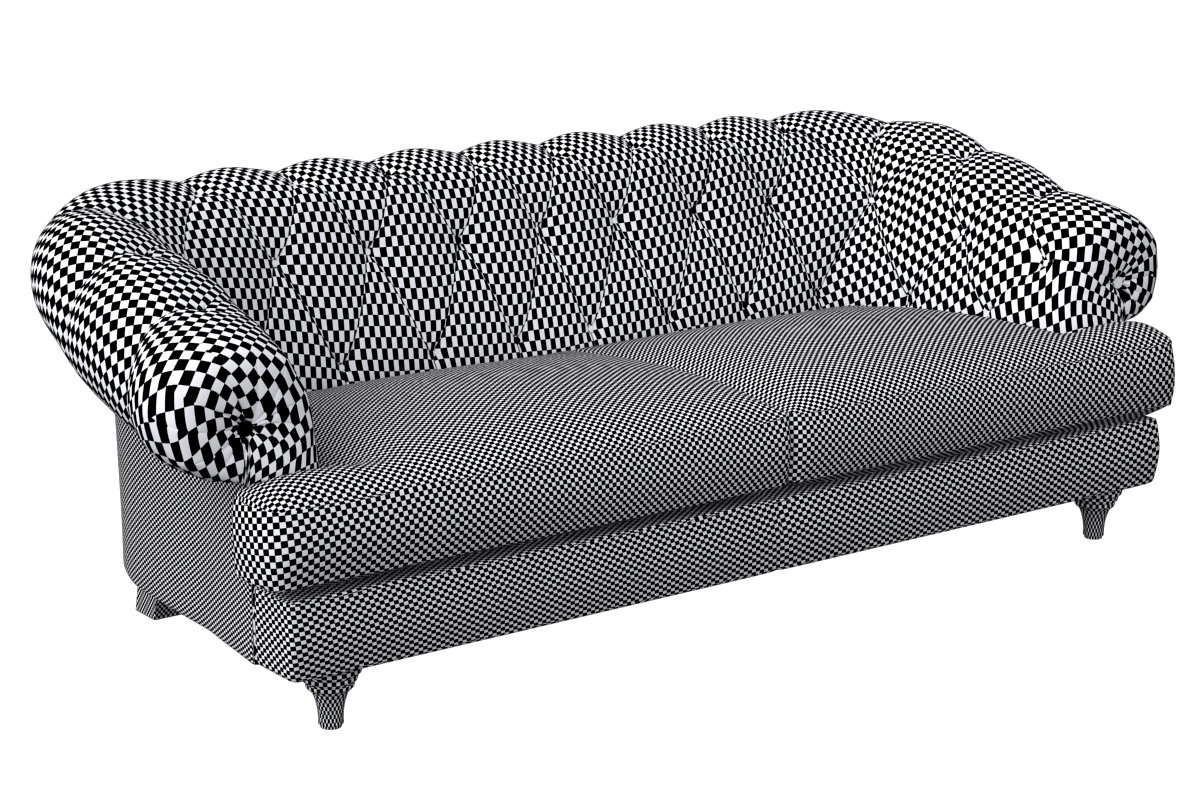 Sofa classic 3D model_5