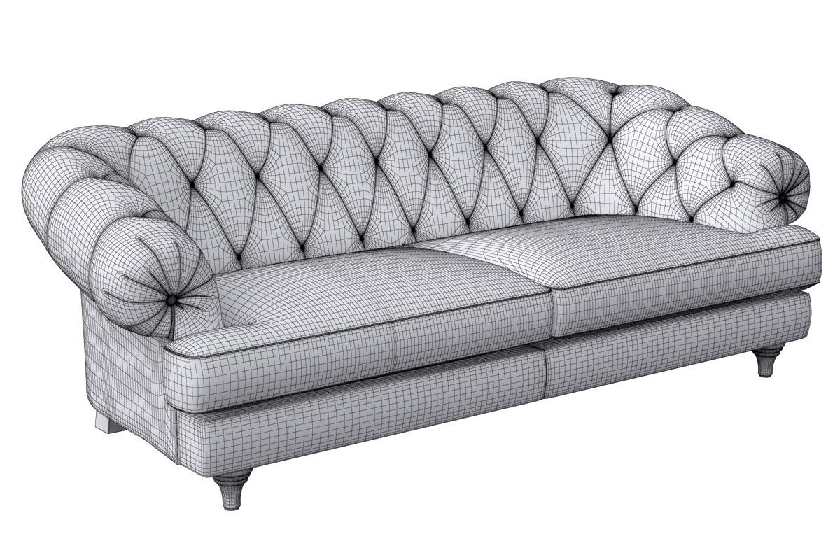 Sofa classic 3D model_6