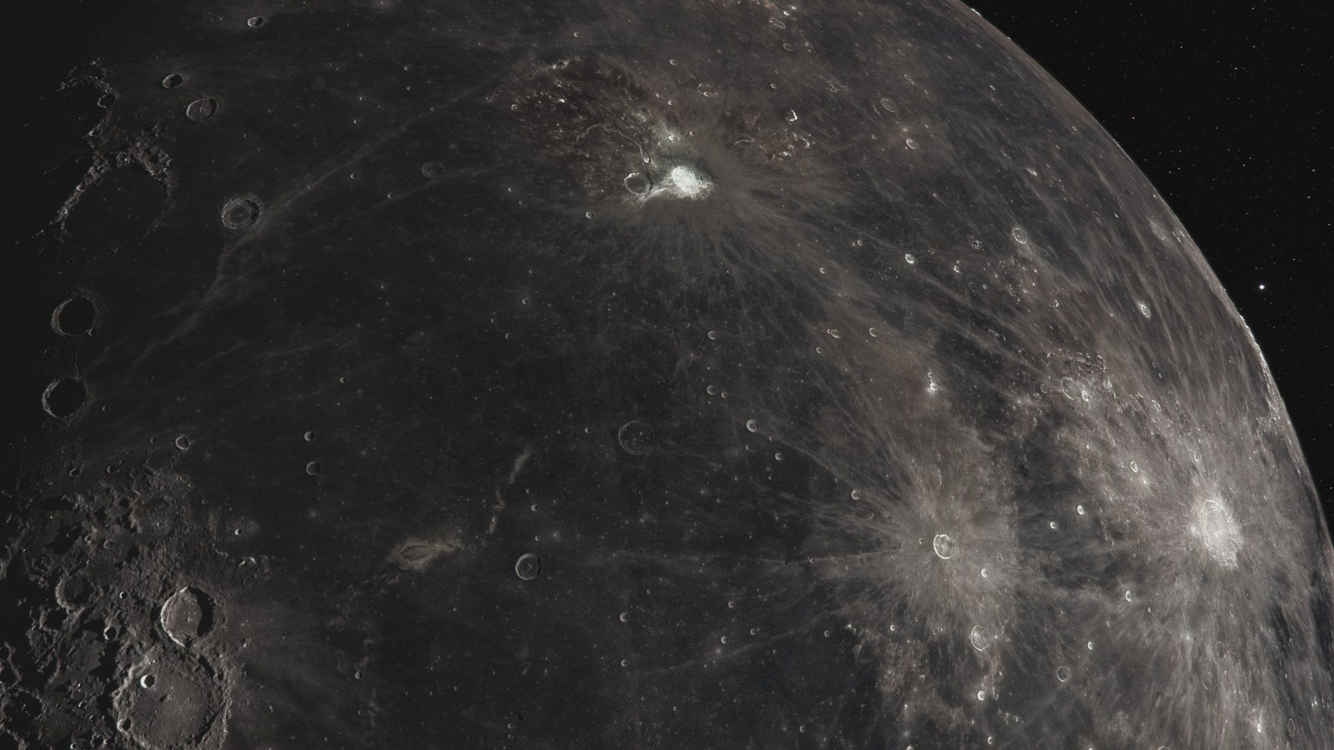 92k Moon Color Map 3D model_2