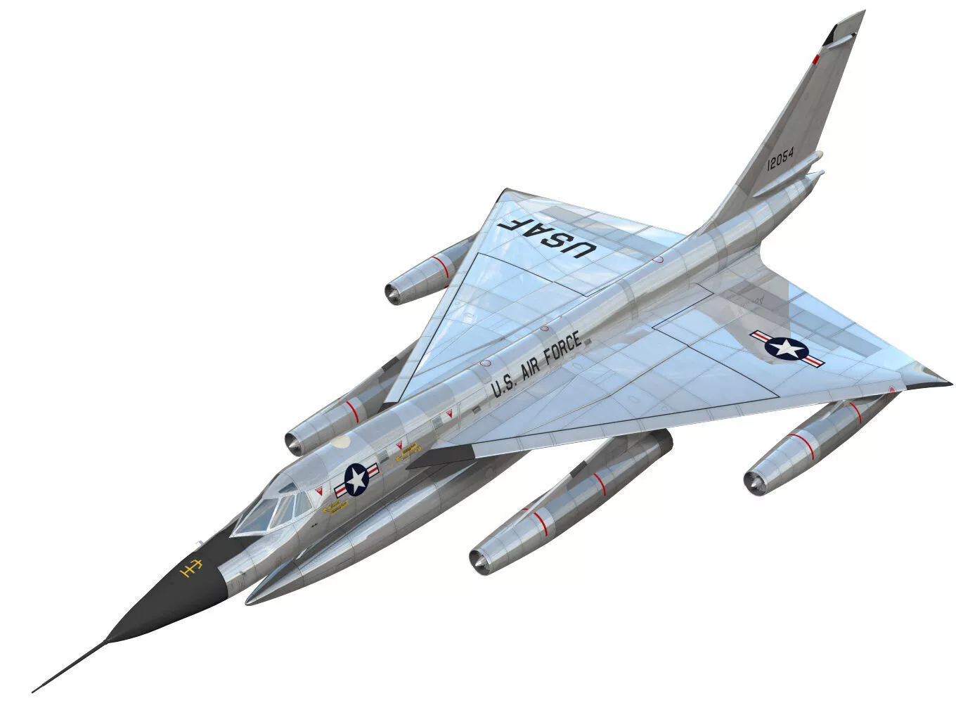 convair B-58A hustler 3D model