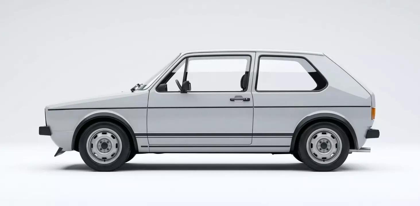1976 Volkswagen Golf GTI Mk1 3D model