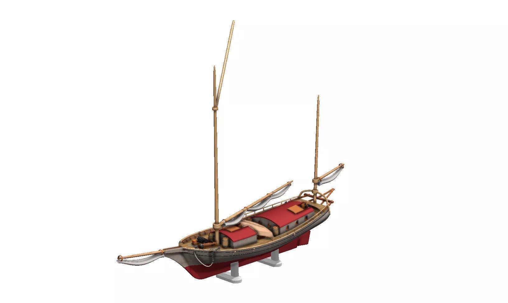 Spray Joshua Slocum Legendary Sloop That Sailed the World Alone 3D print model