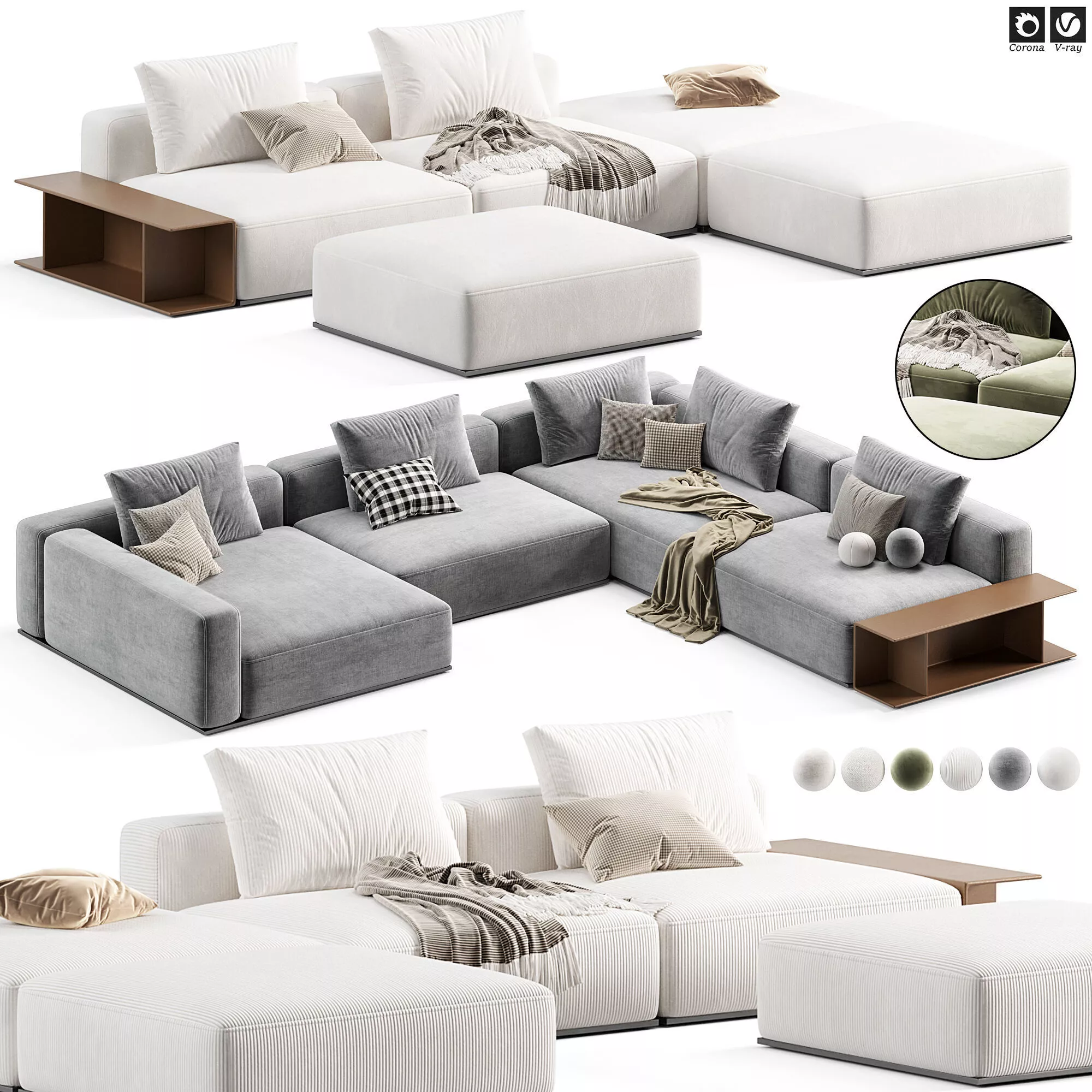 Poliform Westside Modular Sofa 3D model