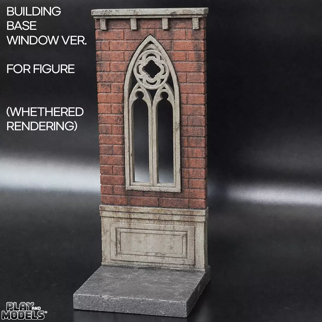 BUILDING BASE - WINDOW FIGURE BASEspiderman brand new day 3D print model