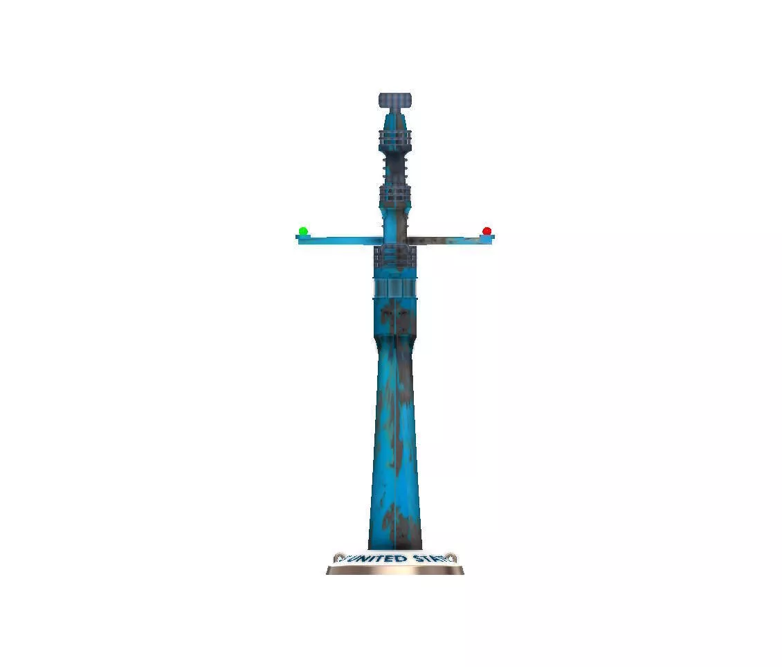 SS United States Main Mast 3D print model