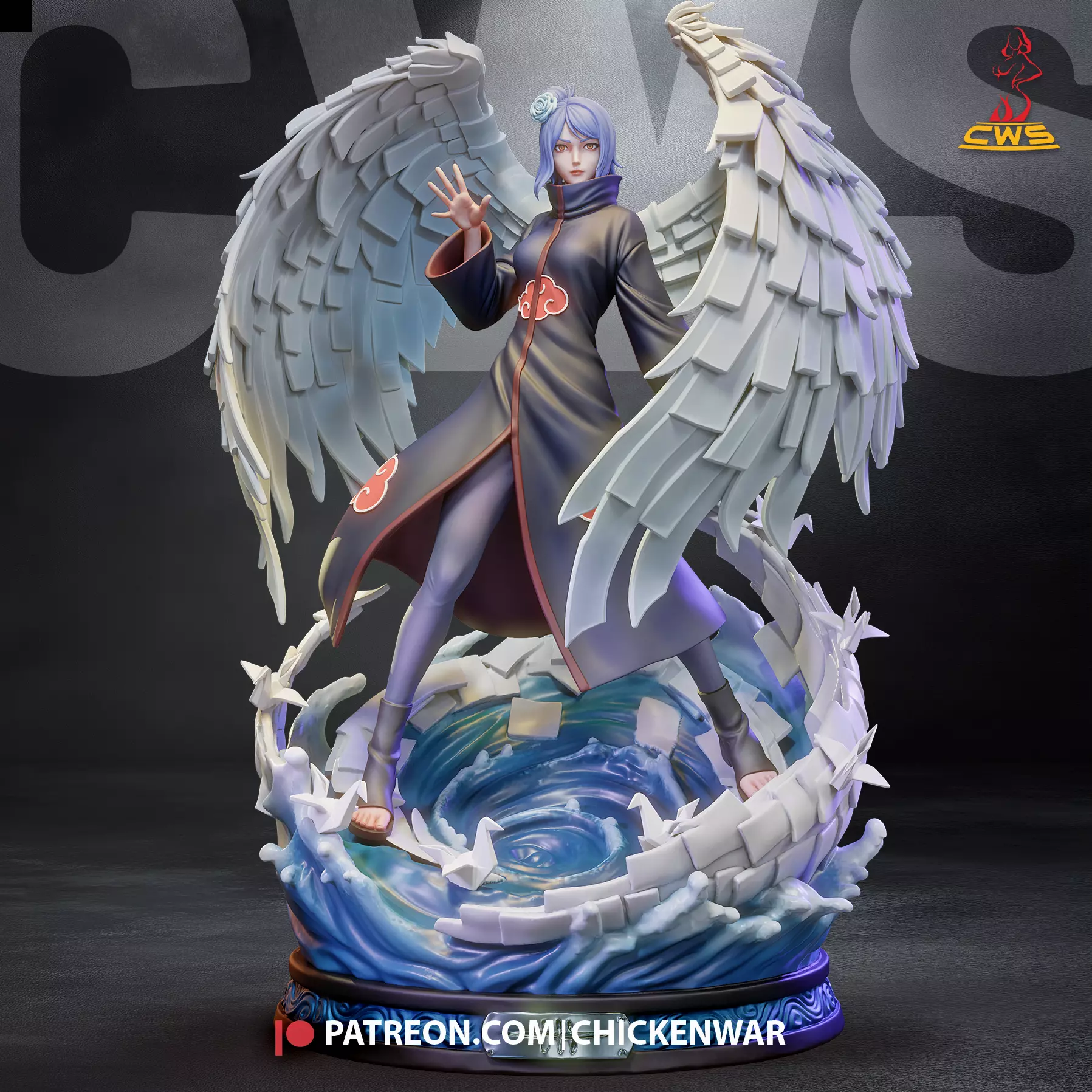 Konan - Naruto Shippuden Fan Sculpt - CWS 3D print model