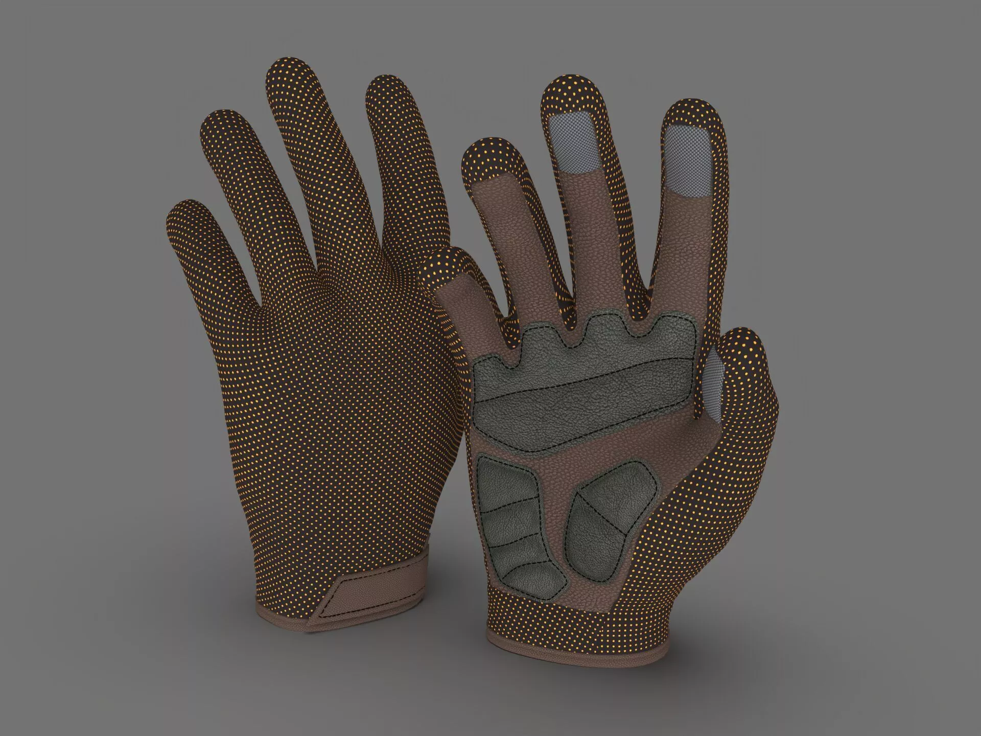 Hand gloves bike 3D model