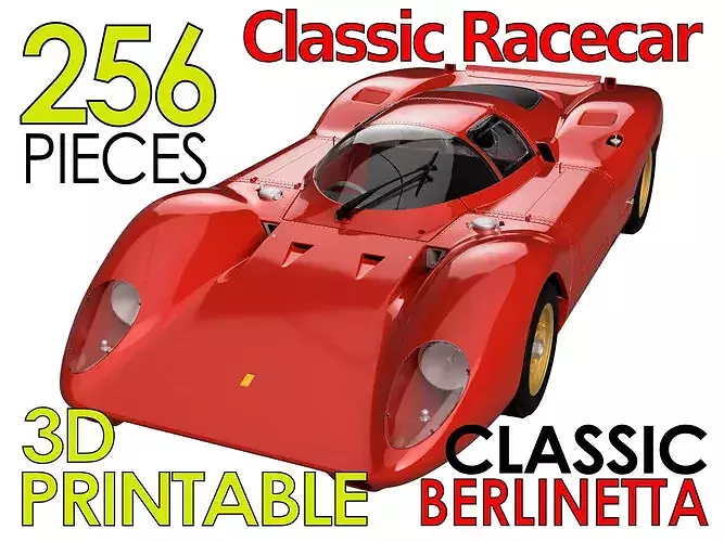 Scale Assembly Kit Classic Race Car 4