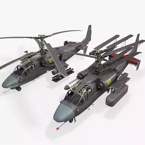 Helicopter Kamov Ka-52K Katran Static --33--