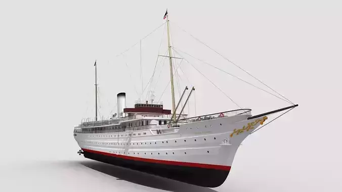 STELLA POLARIS Norway Low-poly 3D model